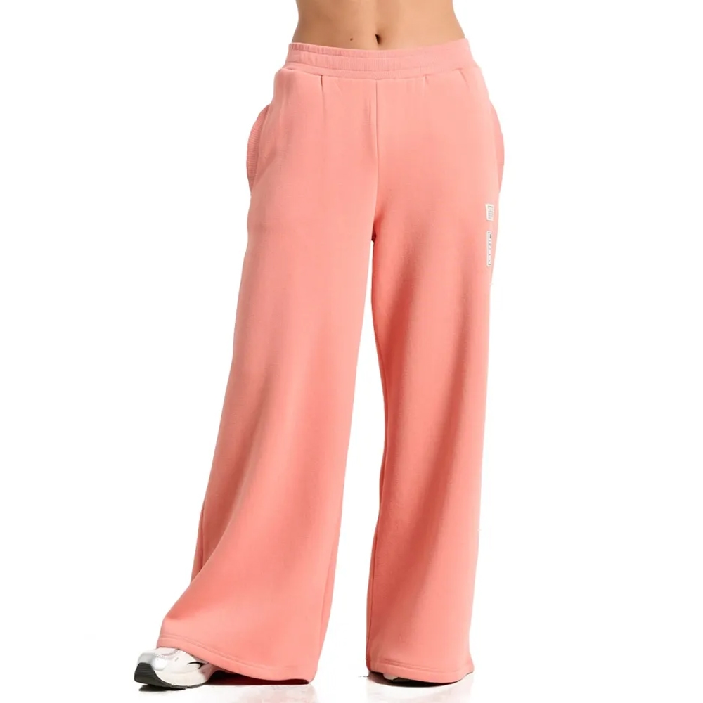 W FUZZY WIDE LEG PANTS