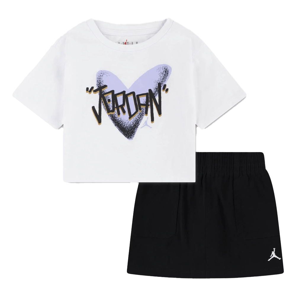 MJ HEART SKIRT SET