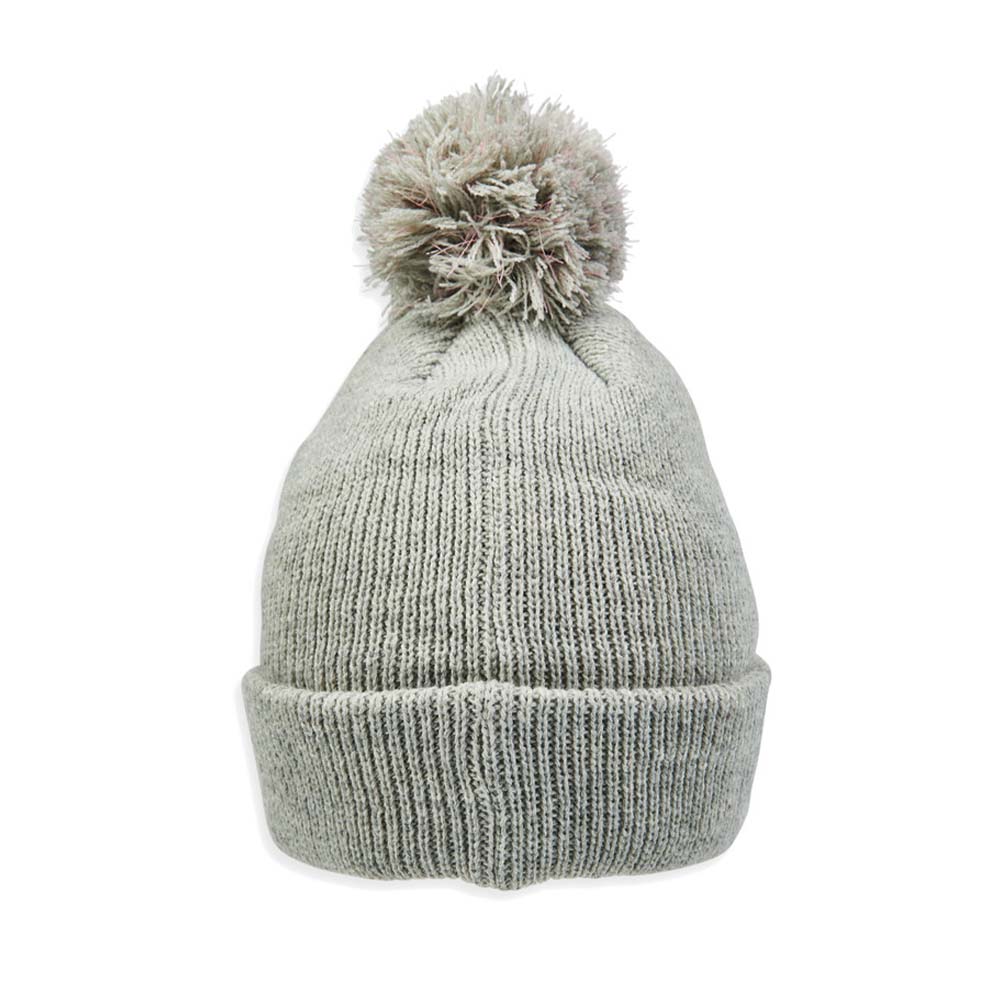 RIBBED POM BEANIE