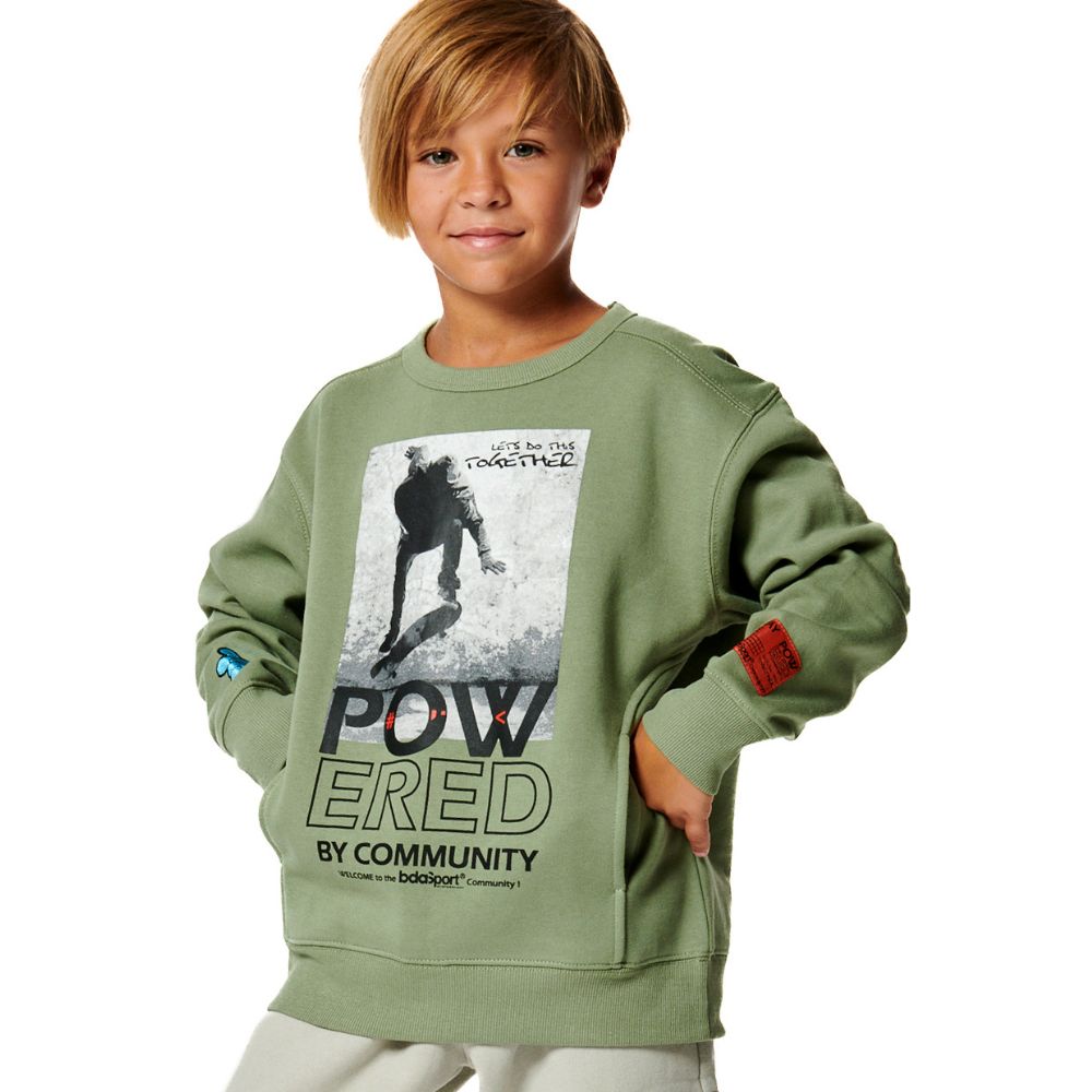 ROUND NECK SWEATSHIRT