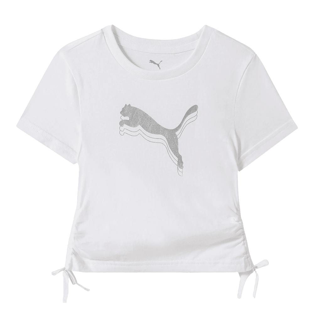 METALLIC KNOTTED TEE