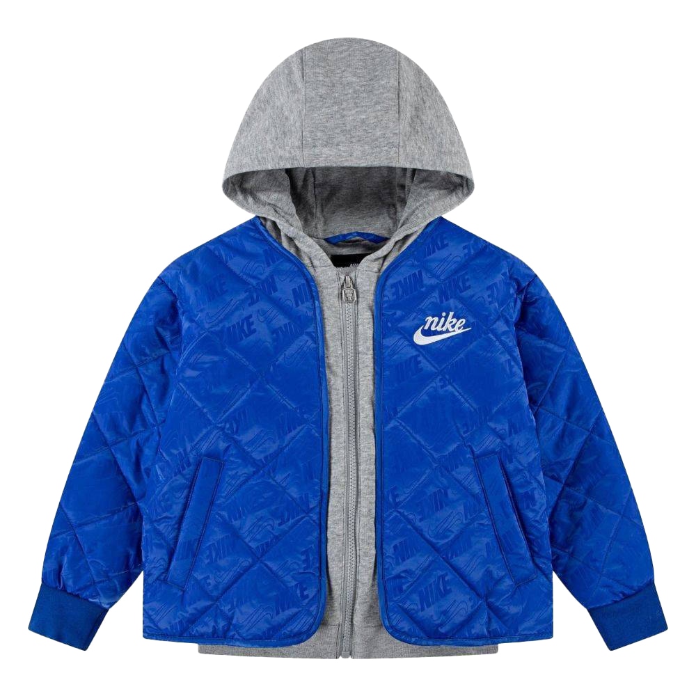 HOODED QUILT JACKET