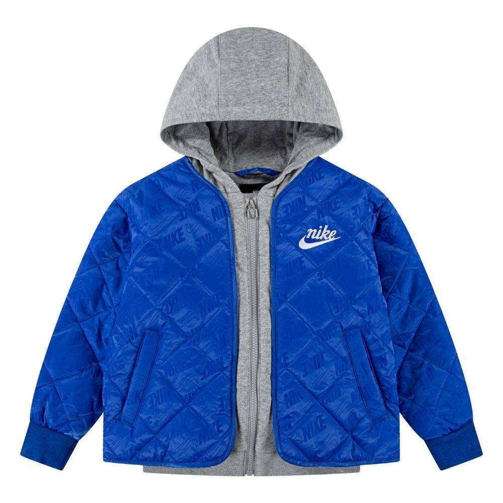 HOODED QUILT JACKET