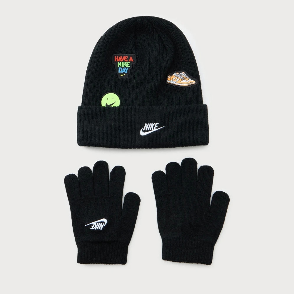 PATCH BEANIE SET